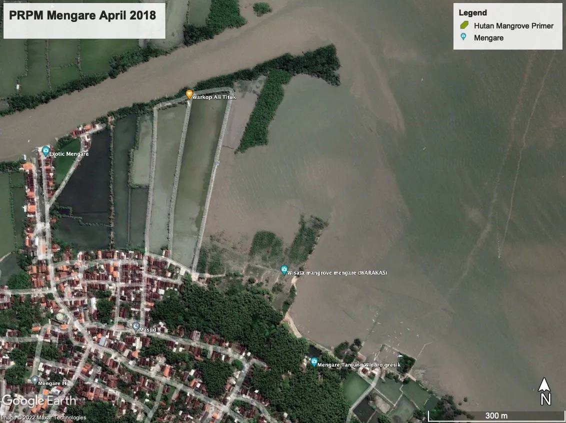 Kawasan PRPM Mengare tahun April 2018
